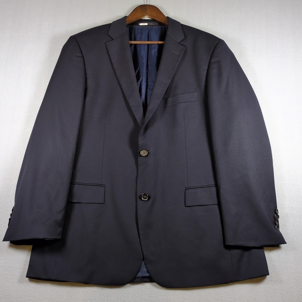 Hugo Boss Navy Pasolini Movie Suit Jacket 42R Sport Coat Single Breasted